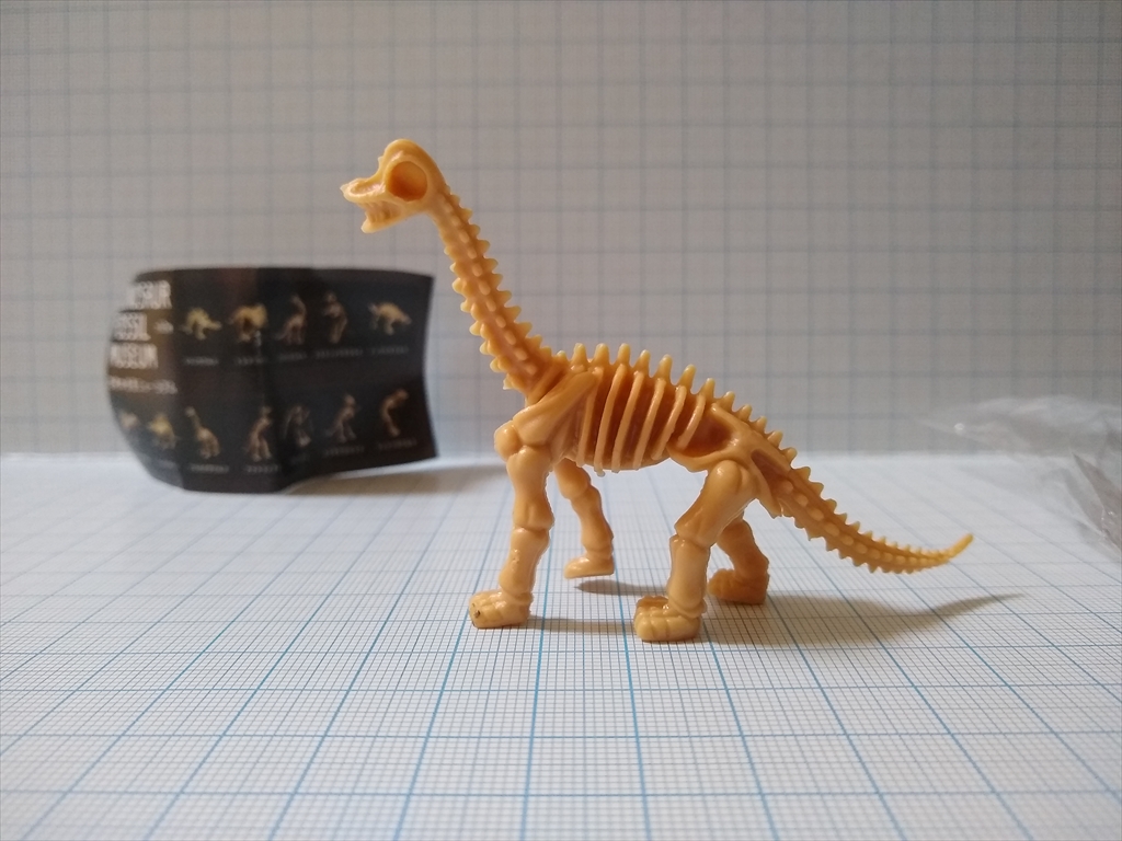 カプセルトイ 恐竜の化石ミュージアム ブラキオサウルス（レビュー）の画像１