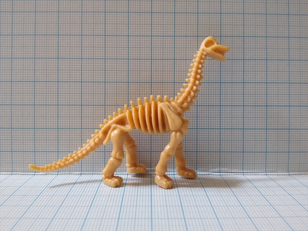 カプセルトイ 恐竜の化石ミュージアム ブラキオサウルス（レビュー）の画像４