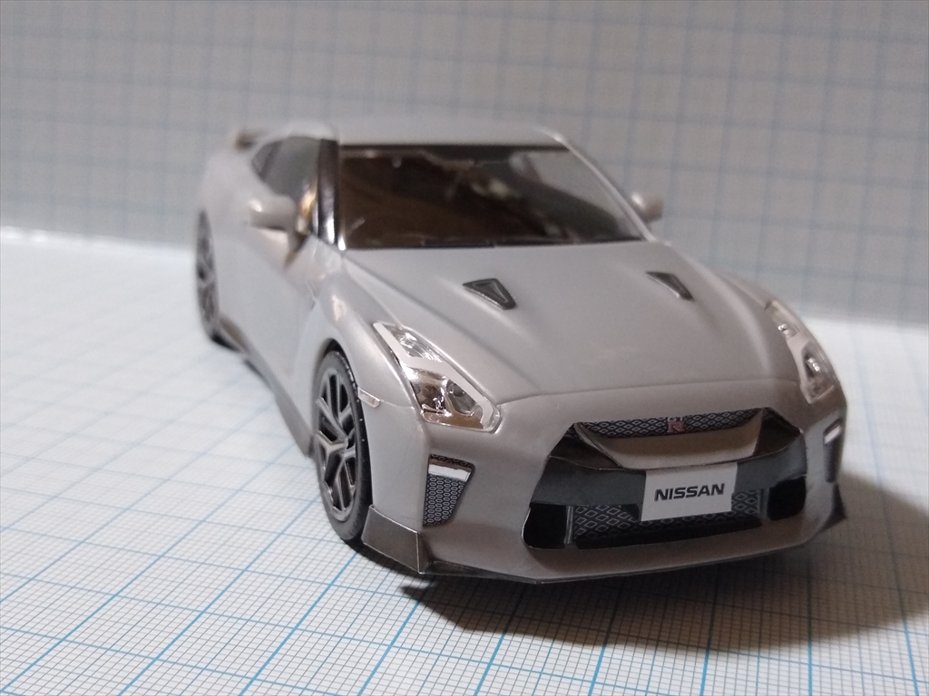 アオシマ ザ・スナップ キット NISSAN GT-R/アルティメイトメタルシルバーの画像