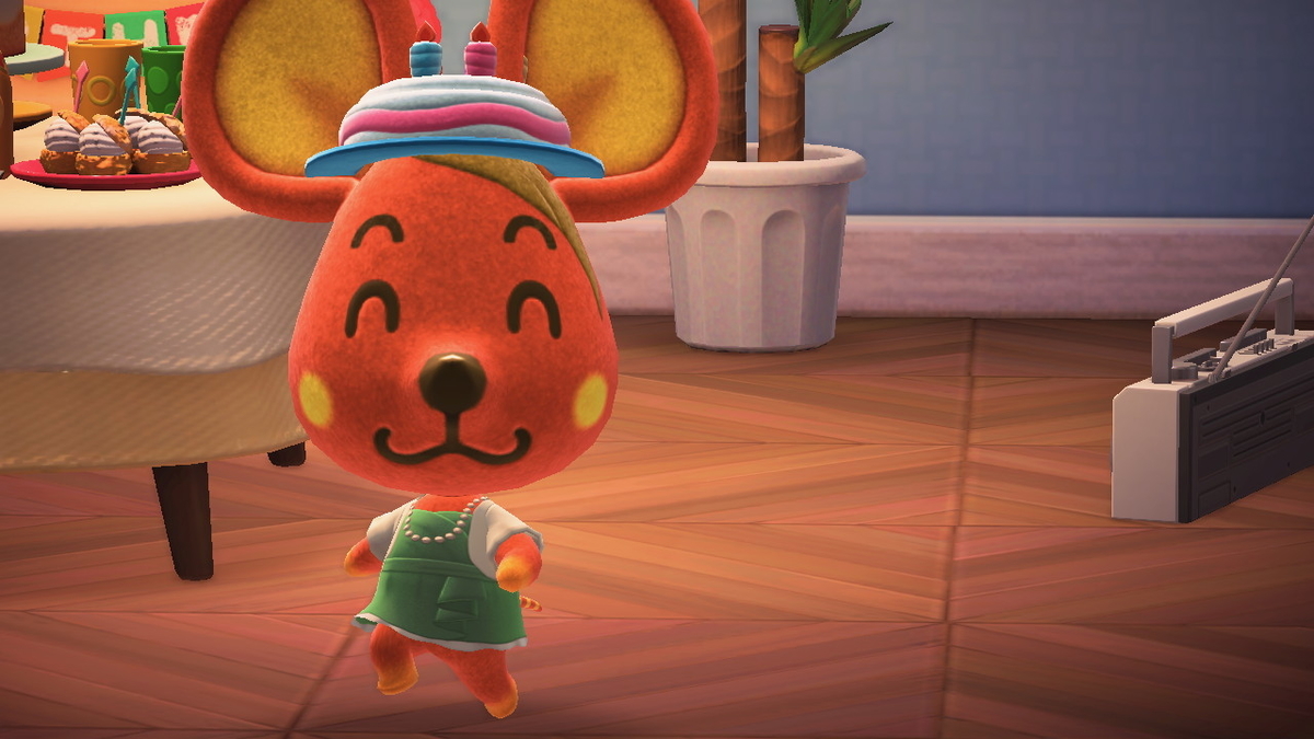 ニンテンドースイッチ あつまれ どうぶつの森 住人(マルコ)お誕生日おめでとうございます‼の画像