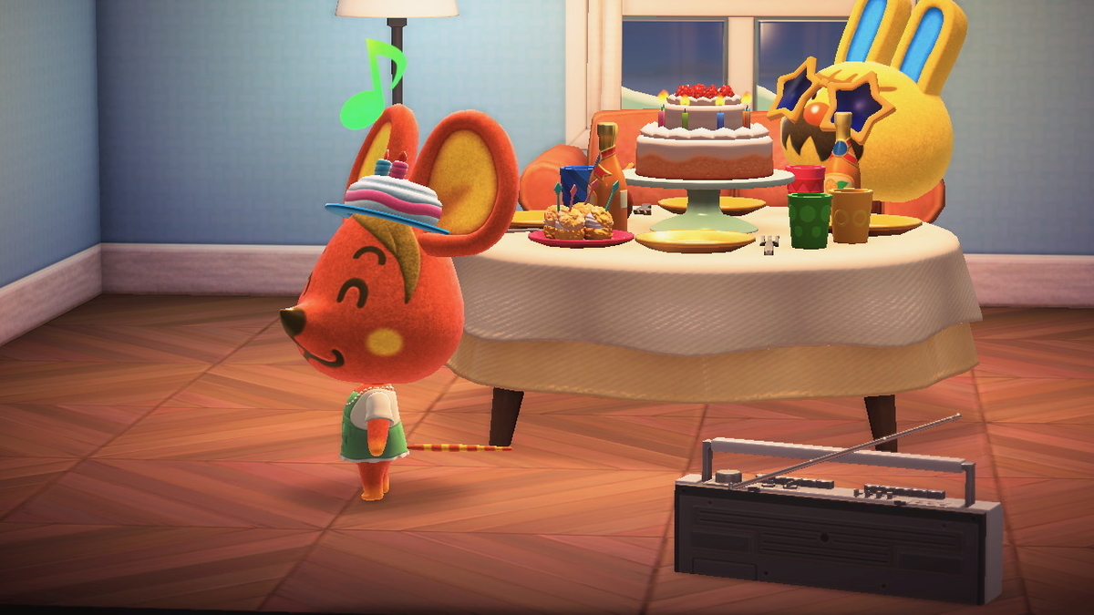 ニンテンドースイッチ あつまれ どうぶつの森 住人(マルコ)お誕生日おめでとうございます‼の画像1