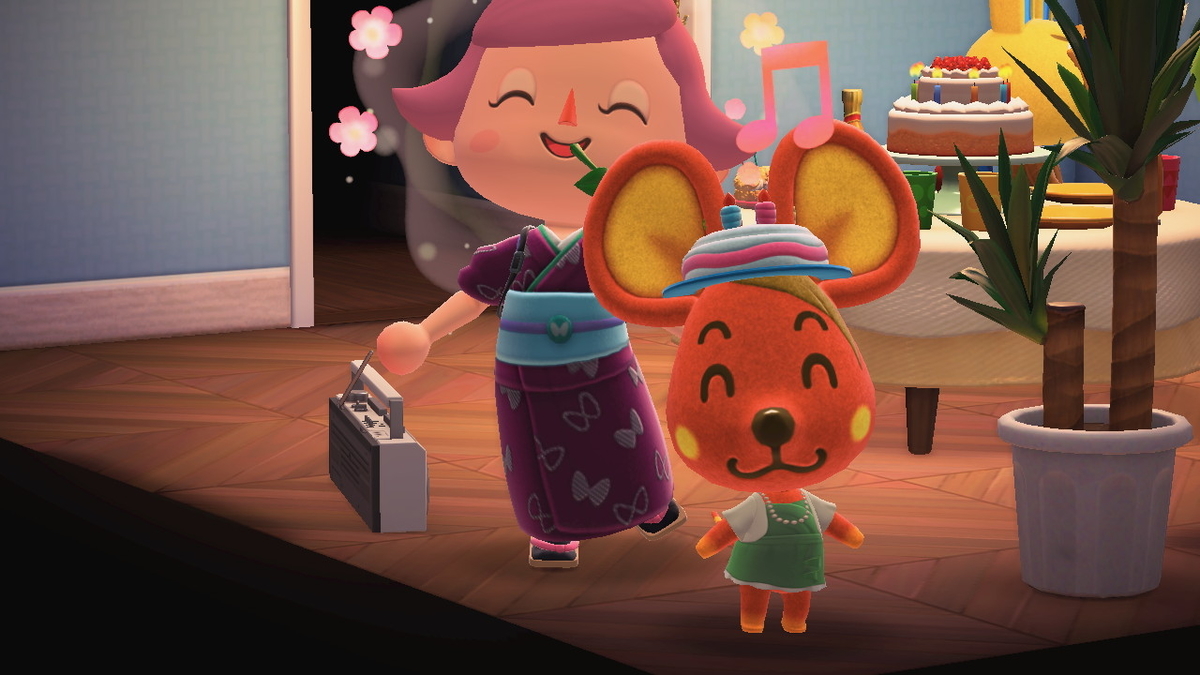 ニンテンドースイッチ あつまれ どうぶつの森 住人(マルコ)お誕生日おめでとうございます‼の画像2