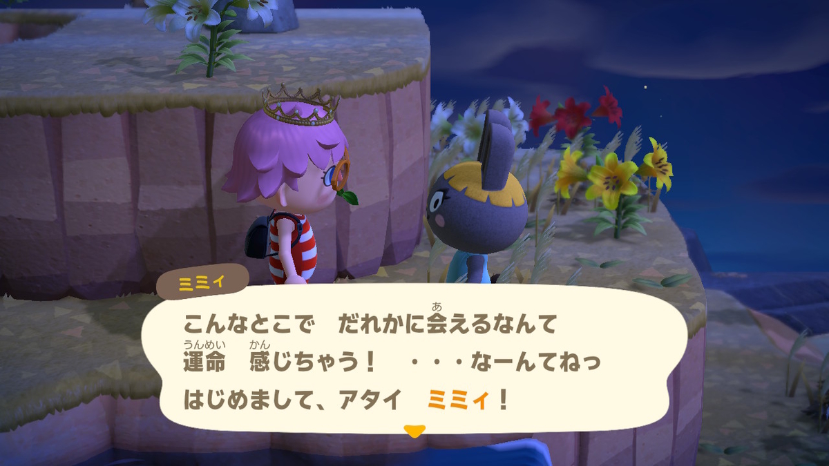 あつまれどうぶつの森 マイル旅行券を使った件で‥その６。ついに新しい仲間をみつけた！の画像
