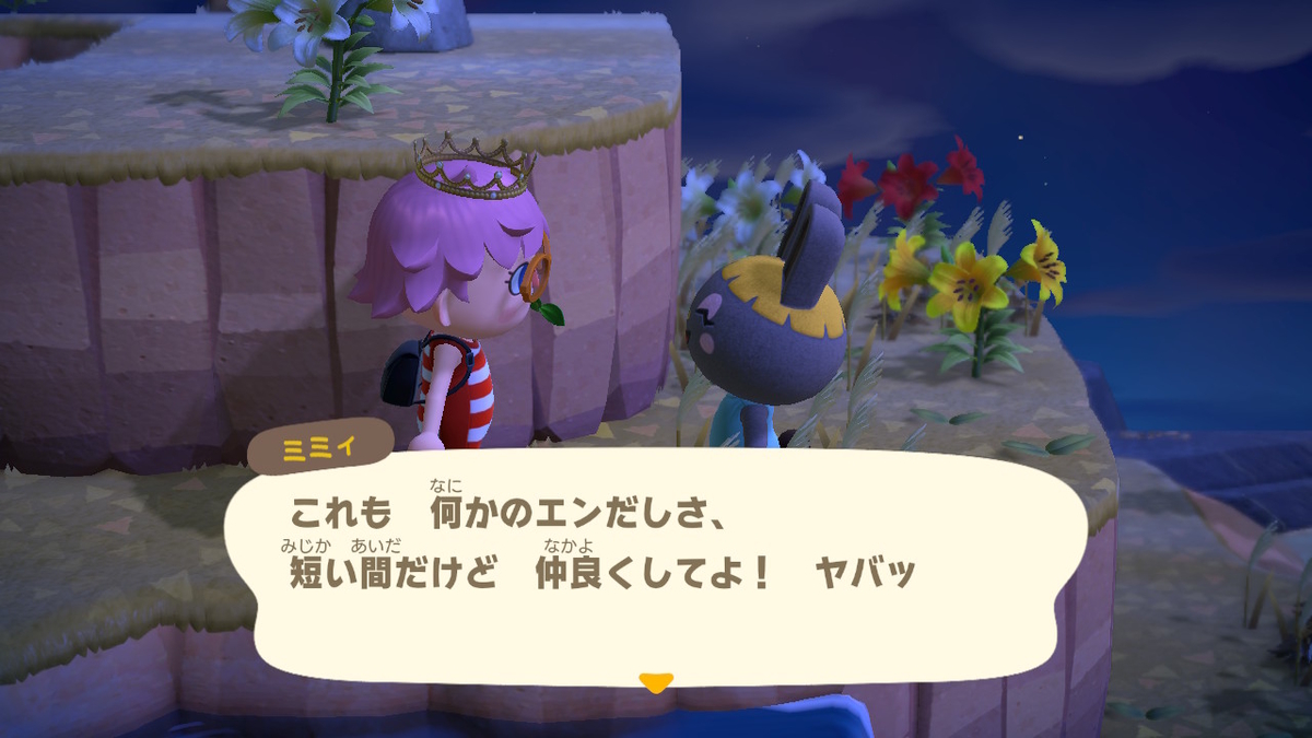 あつまれどうぶつの森 マイル旅行券を使った件で‥その６。ついに新しい仲間をみつけた！の画像