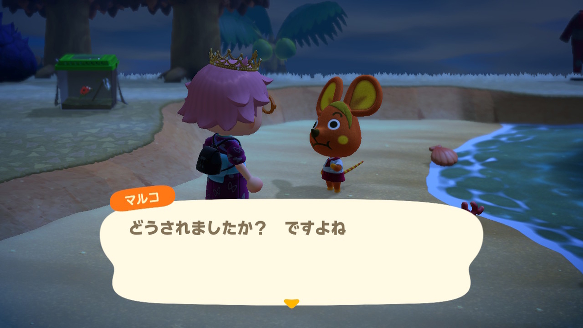 あつまれどうぶつの森 マイル旅行券を使った件で‥その６。ついに新しい仲間をみつけた！の画像