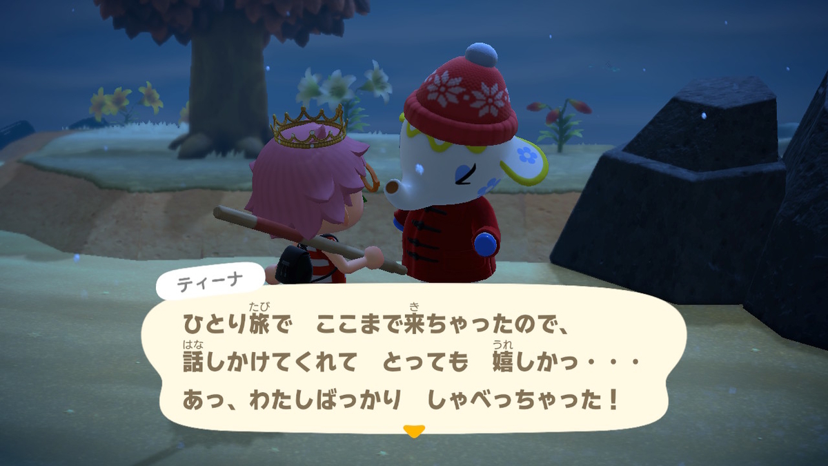 あつまれどうぶつの森 マイル旅行券を使った件で‥その６。ついに新しい仲間をみつけた！の画像