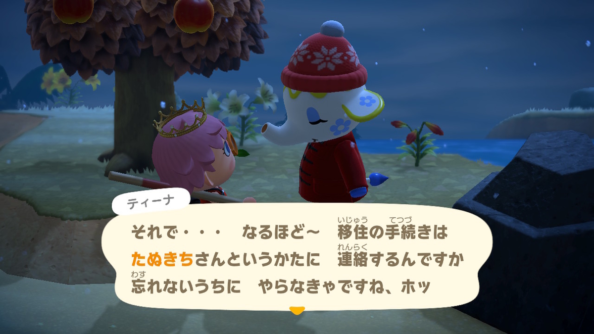 あつまれどうぶつの森 マイル旅行券を使った件で‥その６。ついに新しい仲間をみつけた！の画像