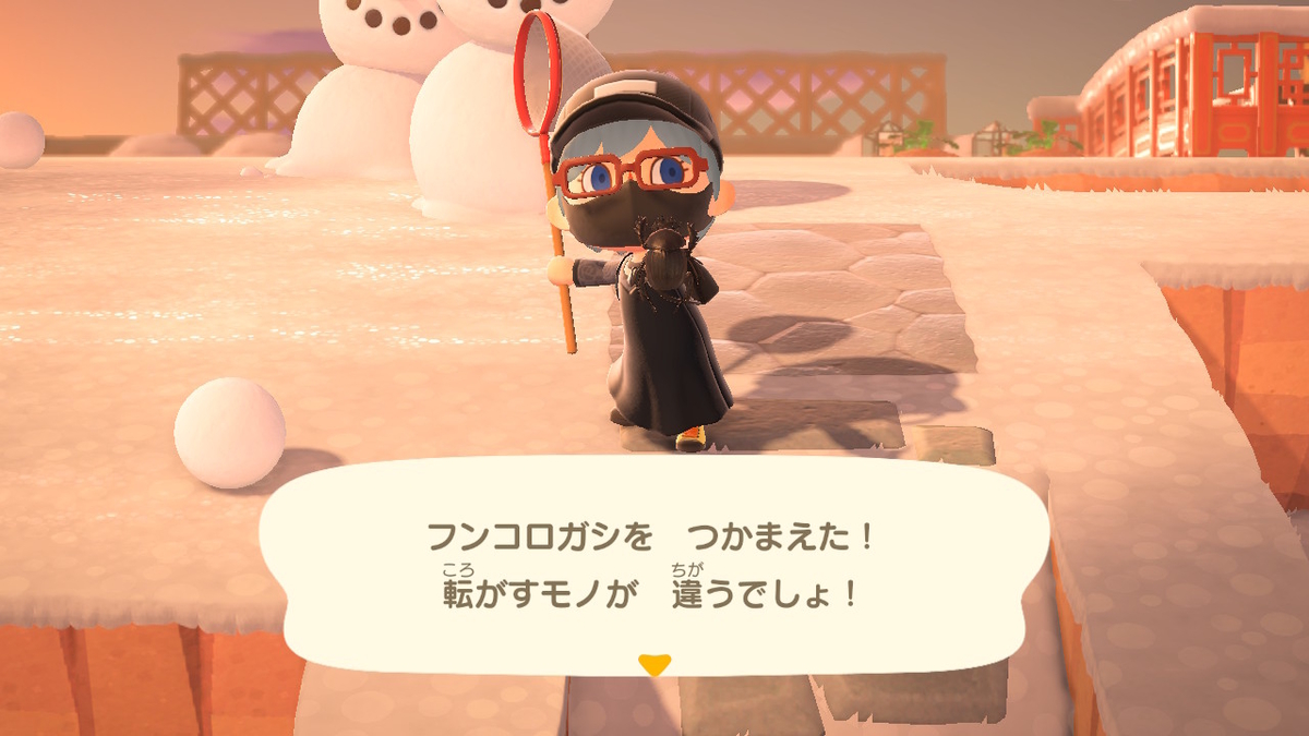 あつまれどうぶつの森×ウォーキング雪ダルマ(ホラーちょっと有り)苦手な方は回れ右で、お願いしますね。の画像