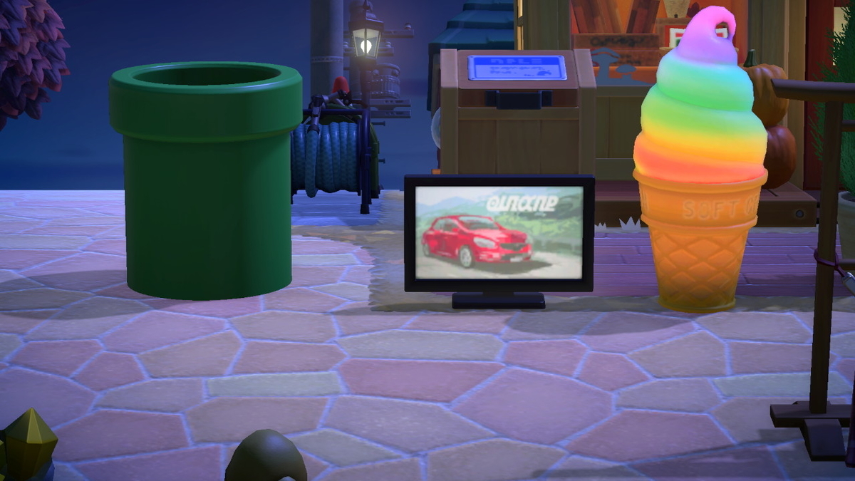 ニンテンドースイッチ あつまれどうぶつの森 家具のテレビは今回もいい感じですが‥ の画面２