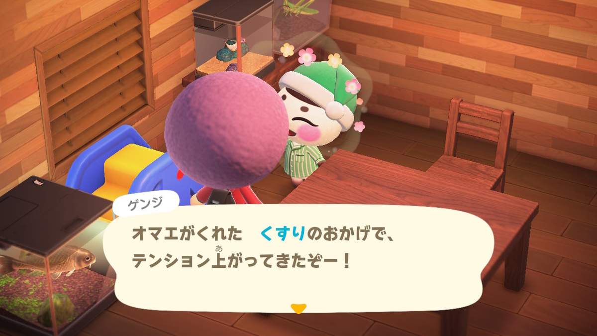 ニンテンドースイッチ あつまれ どうぶつの森 住人（ゲンジ）の画像