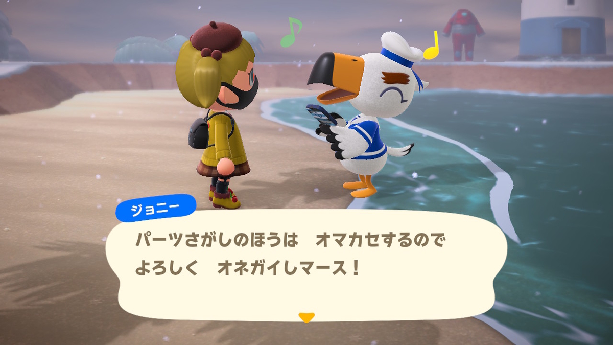 あつまれどうぶつの森 すご~く可哀そうなサブキャラ ジョニーの画像