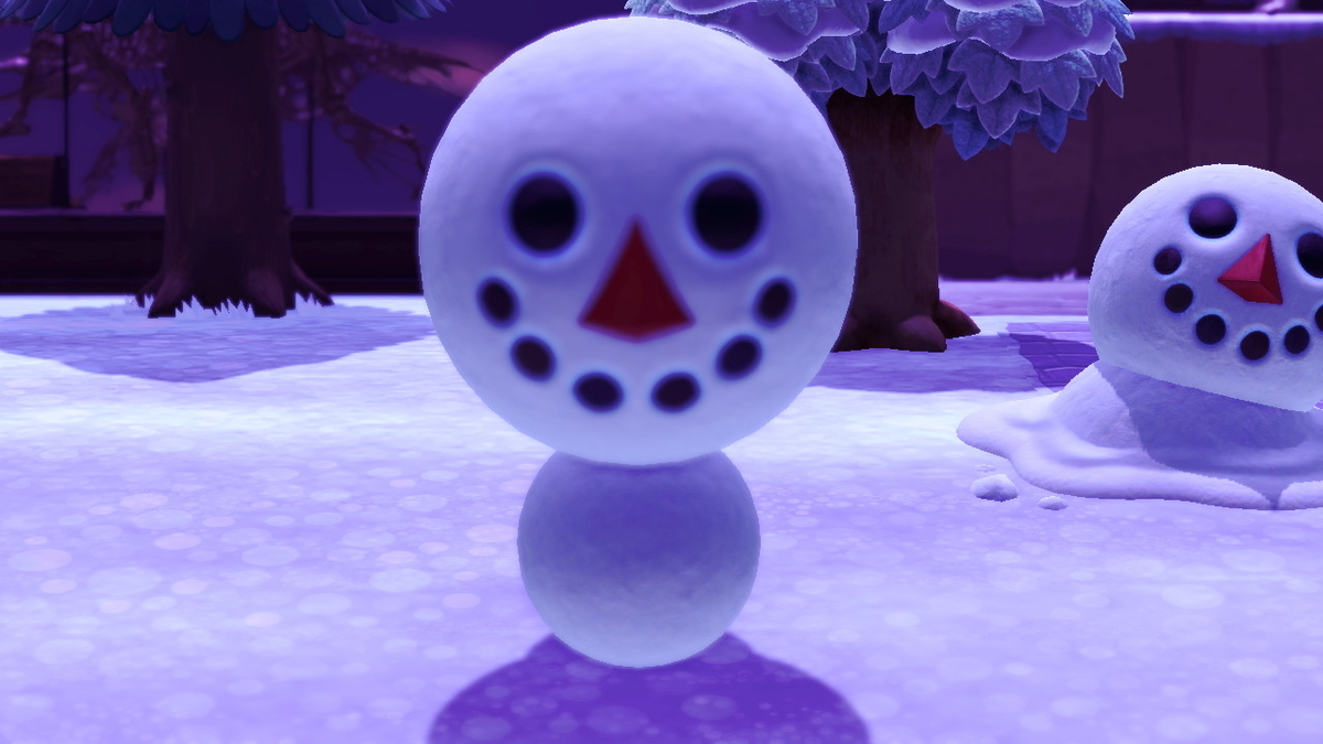 ニンテンドースイッチ あつまれどうぶつの森 逆ダルマ作ろう‼（画像）１