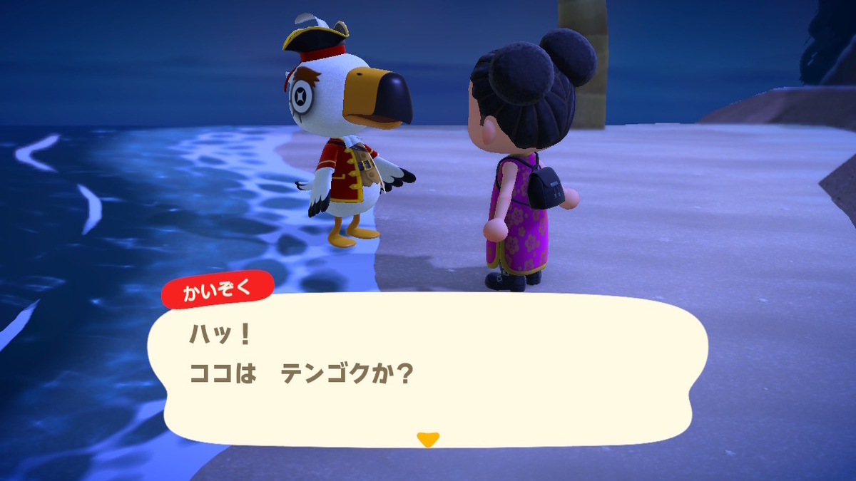 あつまれどうぶつの森 すご~く可哀そうなサブキャラ かいぞくの画像