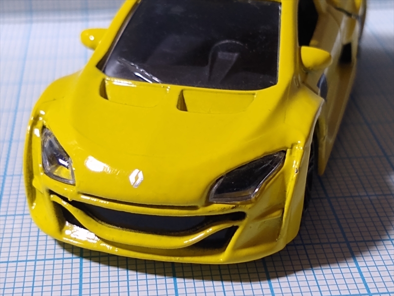 ルノー　メガーヌ　マジョレット　ミニカー レビュー）マジョレットミニカー ルノー メガーヌトロフィー