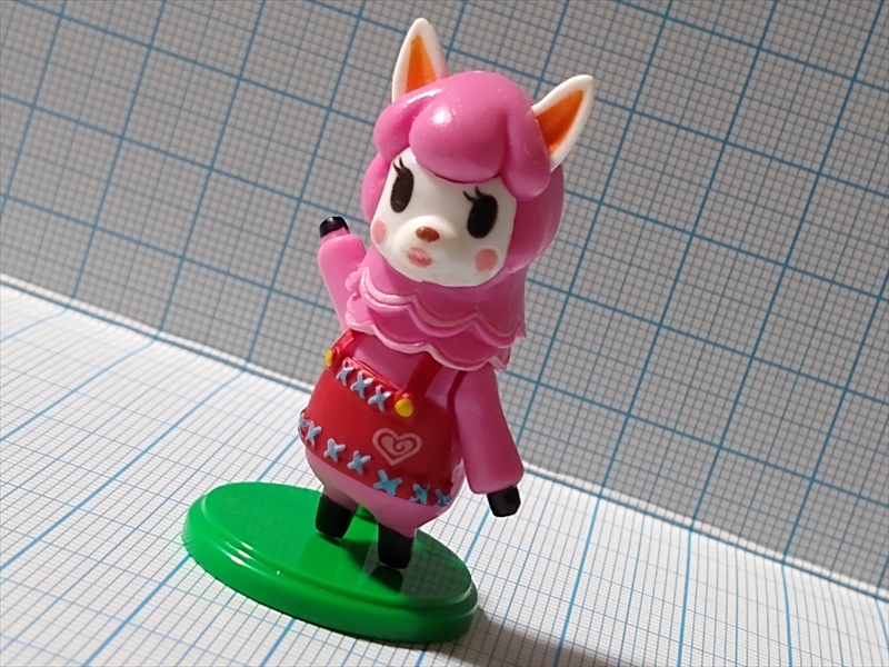 食玩フィギュア　チョコエッグ　どうぶつの森　リサの画像