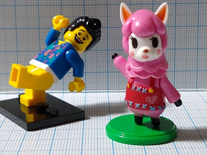 食玩フィギュア　チョコエッグ　どうぶつの森　リサの画像