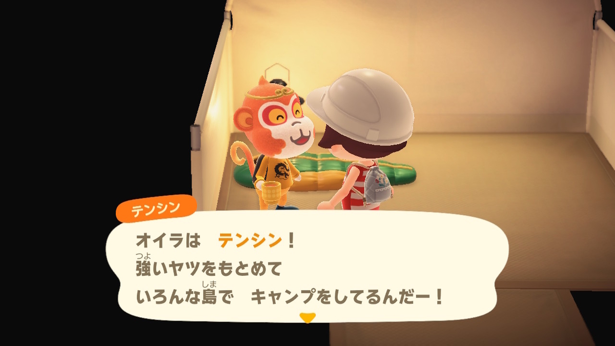 ニンテンドースイッチ あつまれどうぶつの森 Ver.2.0.0 キャンプ場の画像１