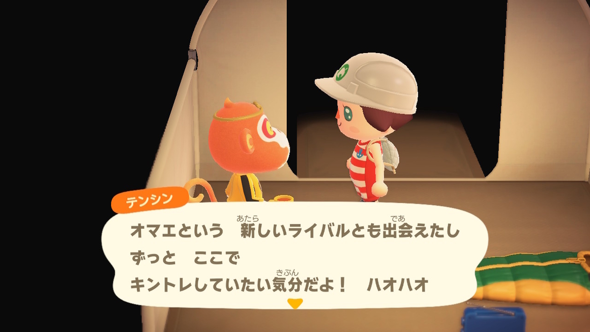 ニンテンドースイッチ あつまれどうぶつの森 Ver.2.0.0 キャンプ場の画像
