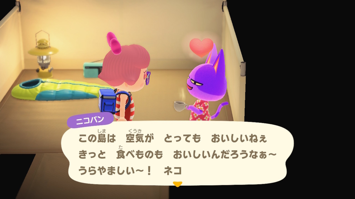 ニンテンドースイッチ あつまれどうぶつの森 Ver.2.0.0 キャンプ場の画像