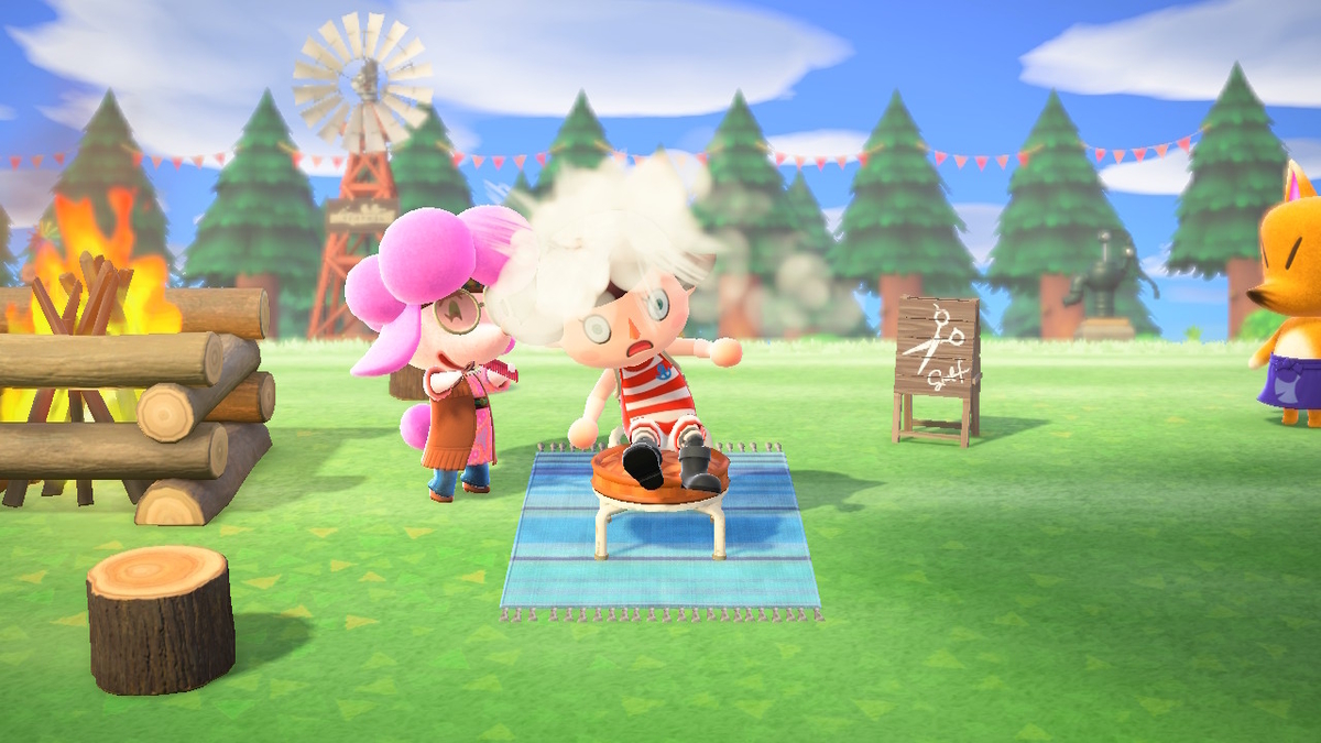 ニンテンドースイッチ あつまれどうぶつの森Ver2.0.3 ヘアーサロン カットリーヌの画像