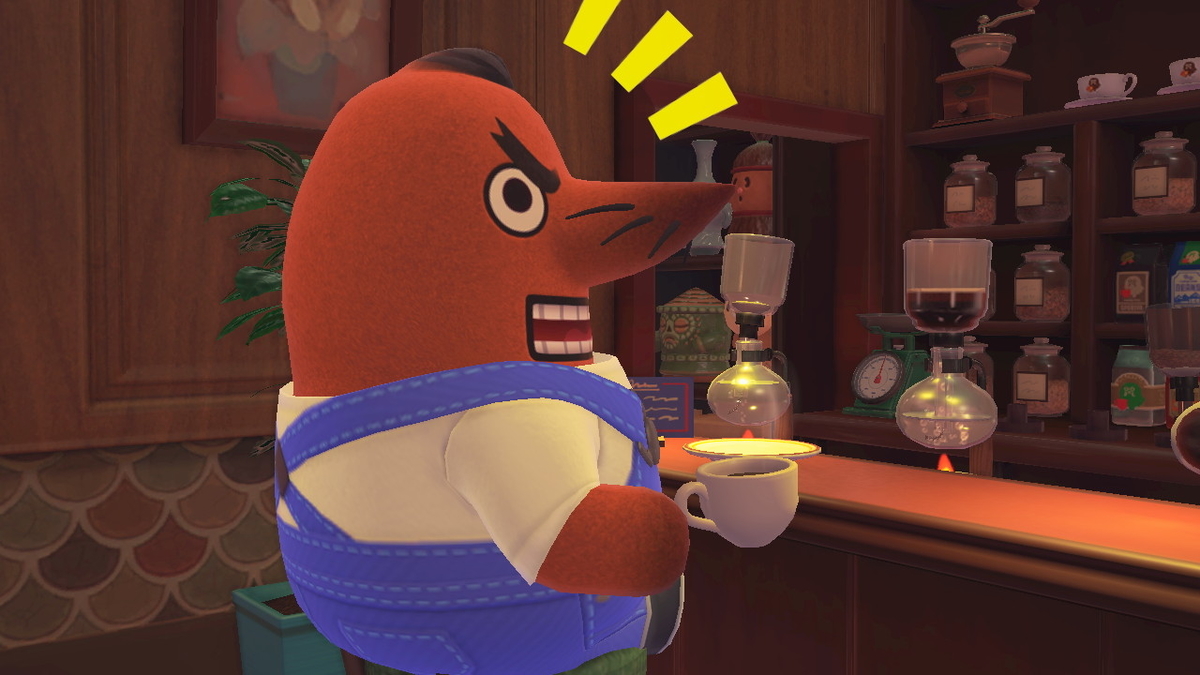 ニンテンドースイッチ あつまれどうぶつの森Ver2.0.3 ハトの巣 テイクアウトコーヒーをプレゼント！の画像４