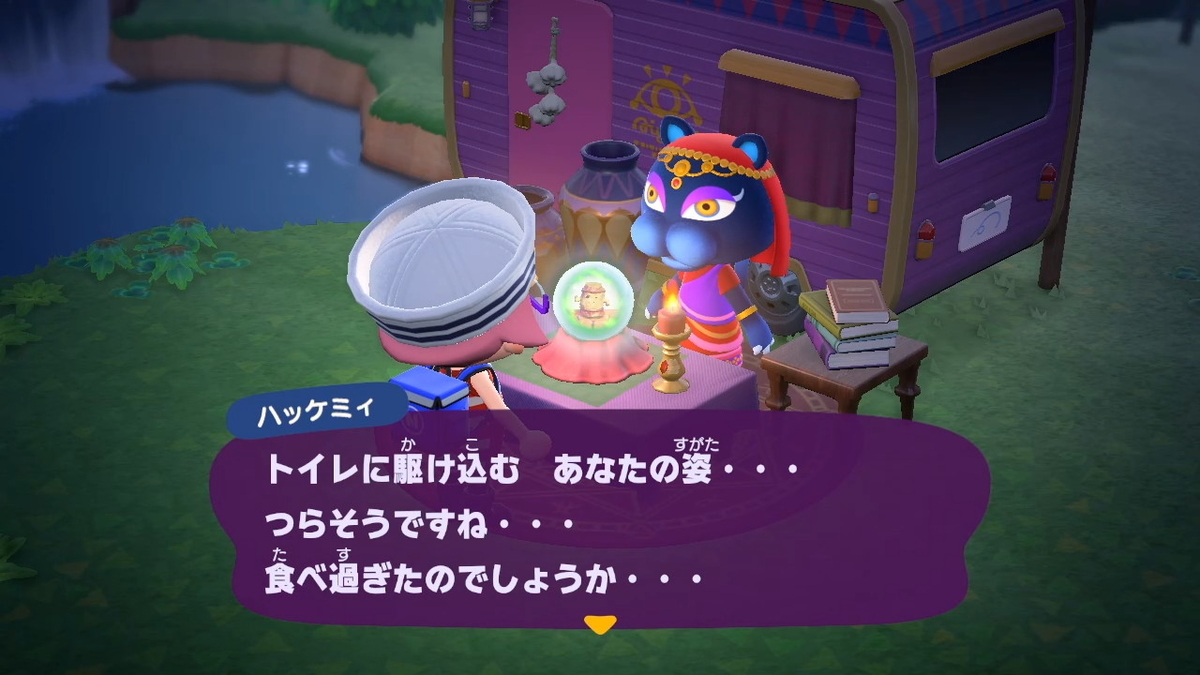 ニンテンドースイッチ あつまれどうぶつの森Ver2.0.3 ハッケミィ 1万ベルのお祓い！の画像１