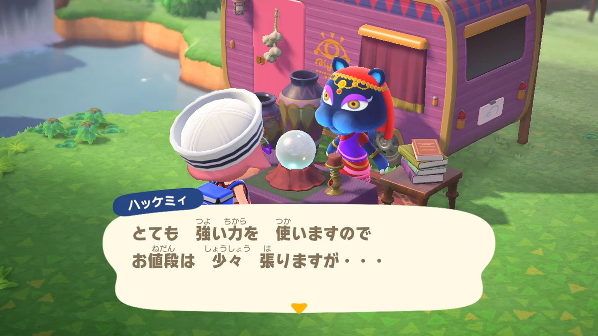ニンテンドースイッチ あつまれどうぶつの森Ver2.0.3 ハッケミィ 1万ベルのお祓い！の画像２