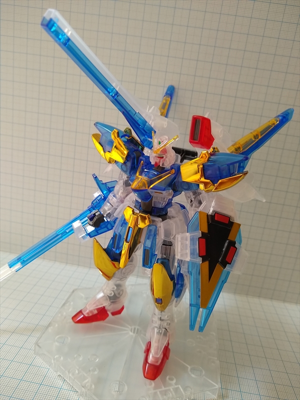 レビュー 1 144 Hguc Lm314v23 24 V2アサルトバスターガンダム クリアカラー メッキver ぬーまいと工房 Ateliernoumite