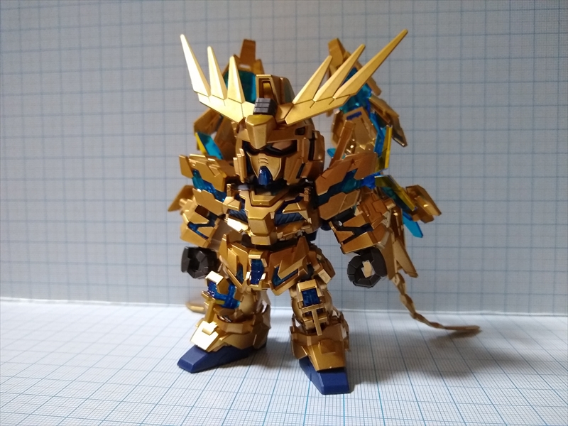 SDガンダム クロスシルエット RX-0 ユニコーンガンダム3号機 フェネクス(デストロイモード) ナラティブVer.の画像