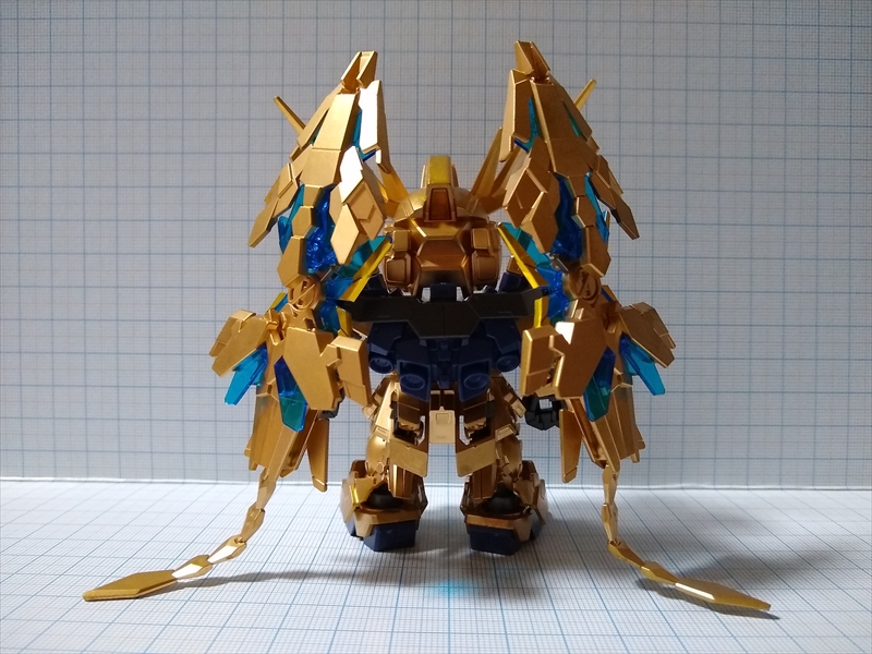 SDガンダム クロスシルエット RX-0 ユニコーンガンダム3号機 フェネクス(デストロイモード) ナラティブVer.の画像3