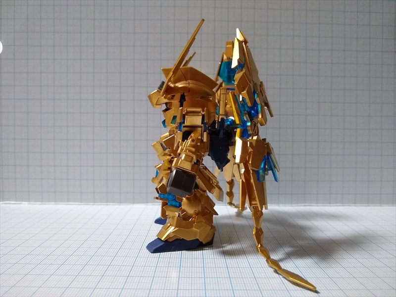 SDガンダム クロスシルエット RX-0 ユニコーンガンダム3号機 フェネクス(デストロイモード) ナラティブVer.の画像4