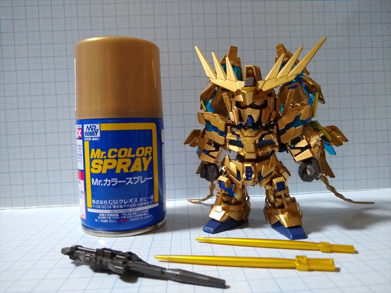 SDガンダム クロスシルエット RX-0 ユニコーンガンダム3号機 フェネクス(デストロイモード) ナラティブVer.の画像