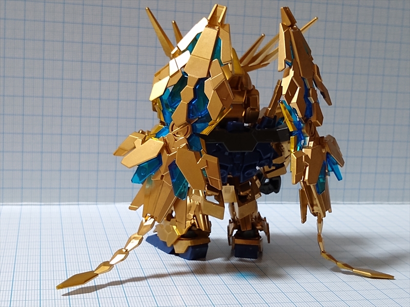 SDガンダム クロスシルエット RX-0 ユニコーンガンダム3号機 フェネクス(デストロイモード) ナラティブVer.の画像