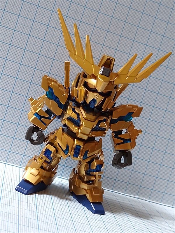 SDガンダム クロスシルエット RX-0 ユニコーンガンダム3号機 フェネクス(デストロイモード) ナラティブVer.の画像