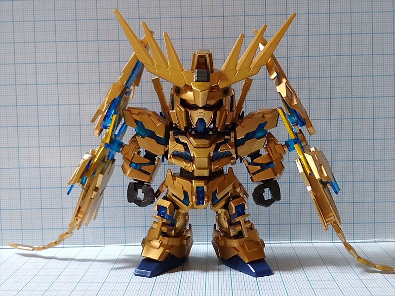 SDガンダム クロスシルエット RX-0 ユニコーンガンダム3号機 フェネクス(デストロイモード) ナラティブVer.の画像