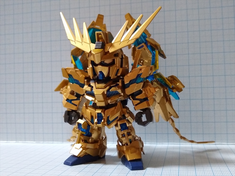 SDガンダム クロスシルエット RX-0 ユニコーンガンダム3号機 フェネクス(デストロイモード) ナラティブVer.の画像