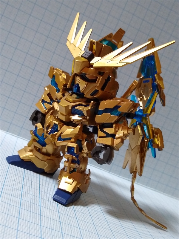 SDガンダム クロスシルエット RX-0 ユニコーンガンダム3号機 フェネクス(デストロイモード) ナラティブVer.の画像3