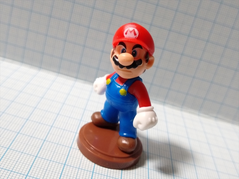 食玩フィギュア チョコエッグ スーパーマリオ3Dワールド+F 8.マリオの画像
