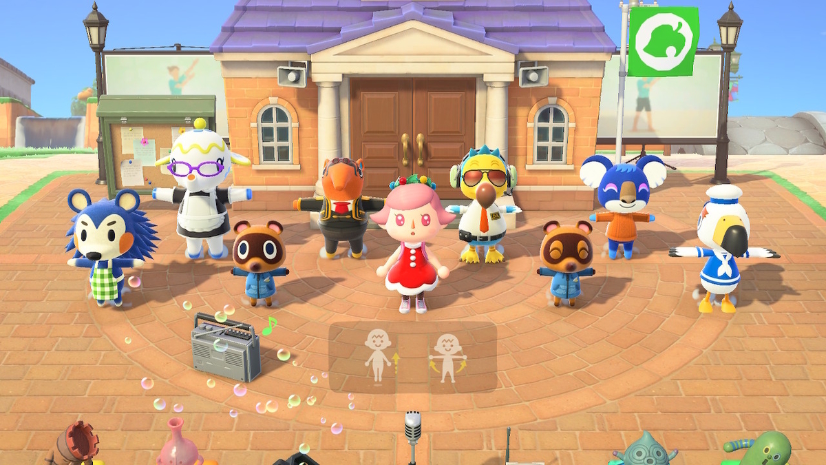 ニンテンドースイッチ あつまれどうぶつの森Ver2.0.4 ラジオ体操を今更やってみた！の画像２
