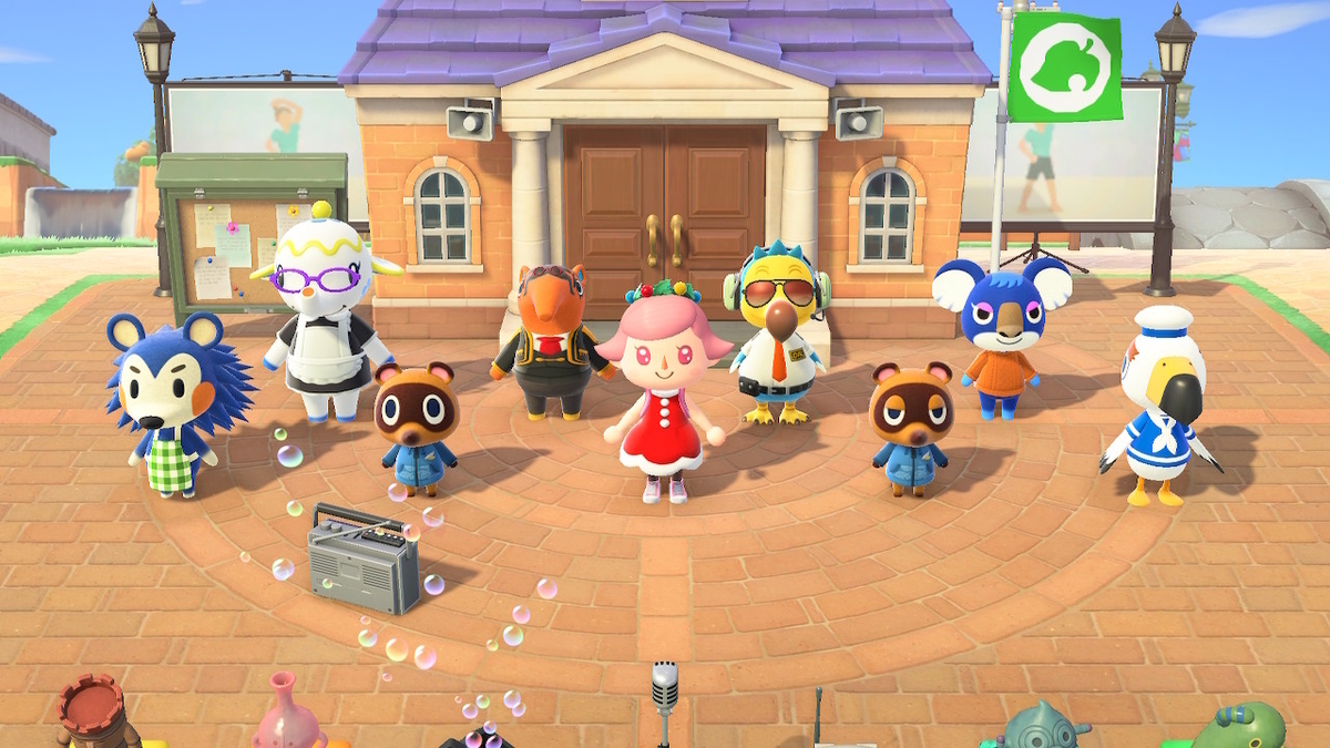 ニンテンドースイッチ あつまれどうぶつの森Ver2.0.4 ラジオ体操を今更やってみた！の画像１