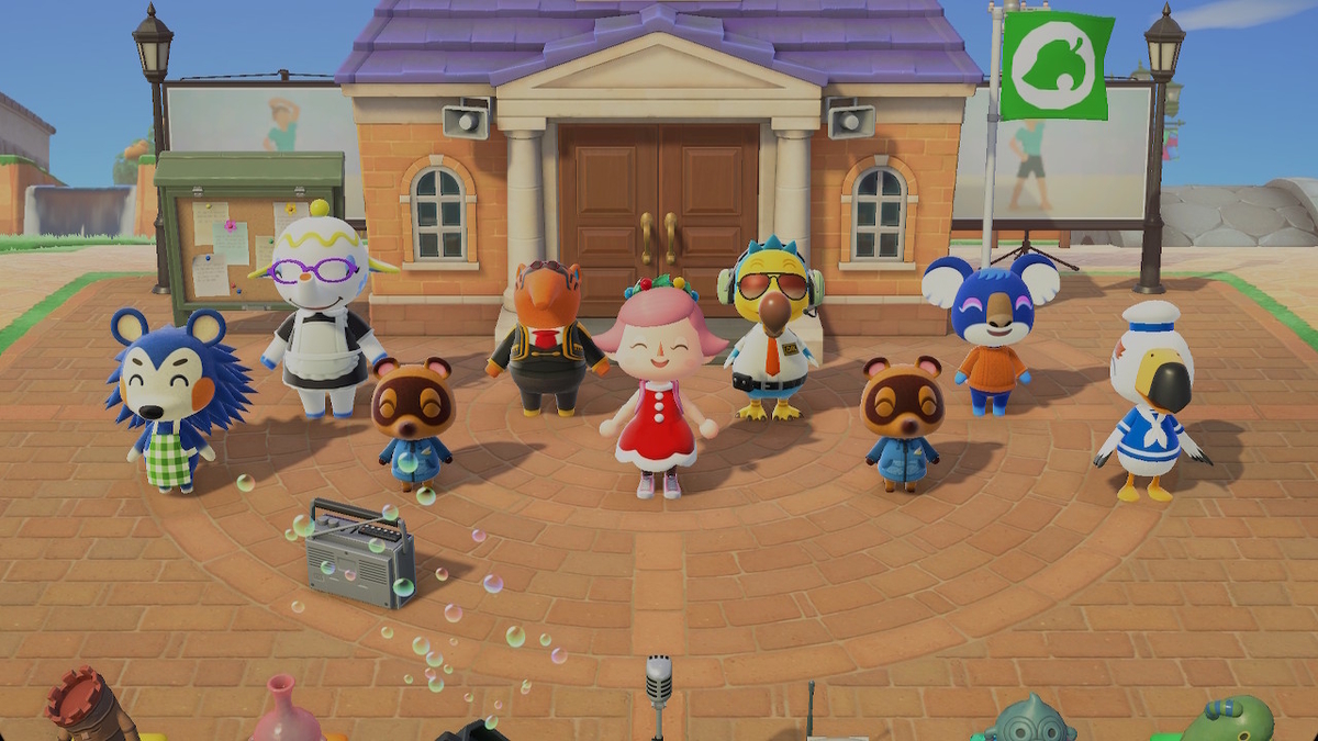 ニンテンドースイッチ あつまれどうぶつの森Ver2.0.4 ラジオ体操を今更やってみた！の画像２