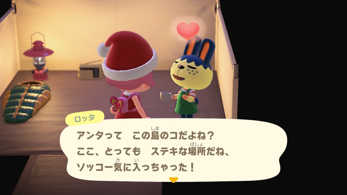 ニンテンドースイッチ あつまれどうぶつの森 Ver.2.0.4 キャンプ場 6回目の画像