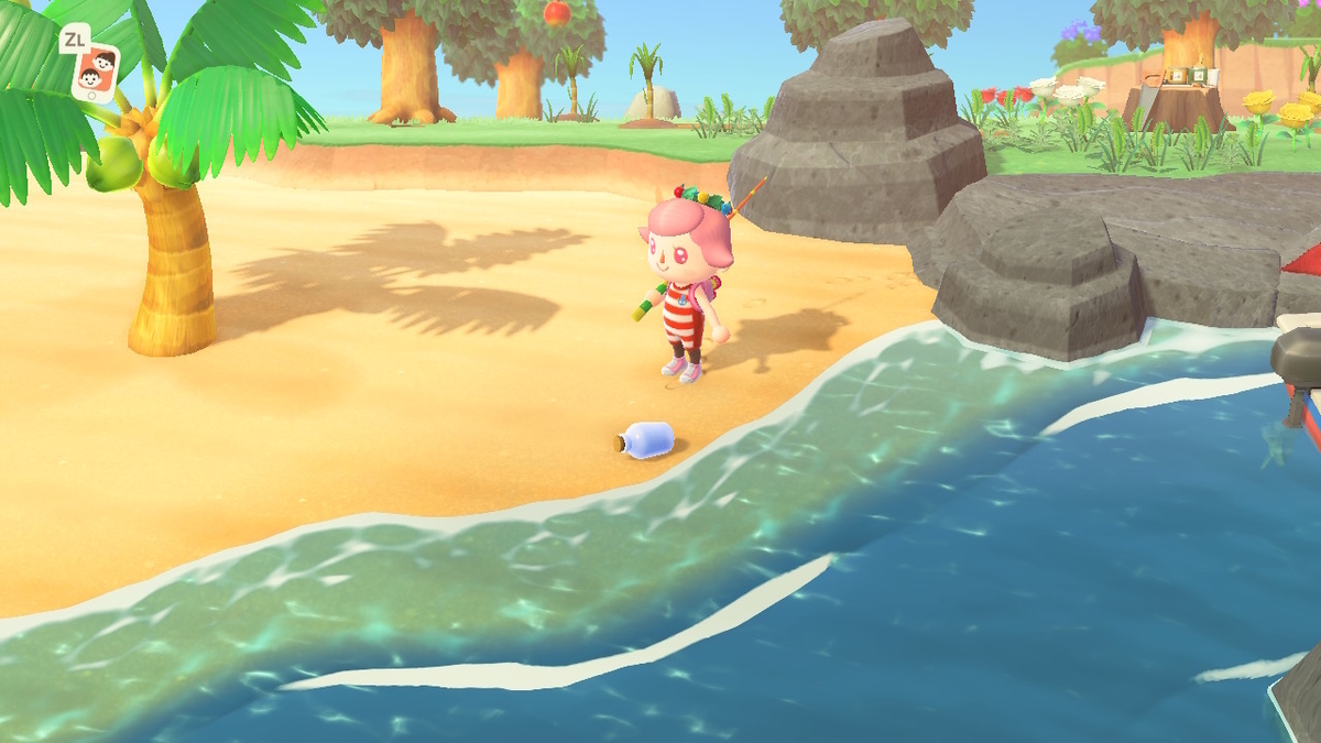 ニンテンドースイッチ あつまれどうぶつの森 Ver.2.0.4 釣り大会 参加中に島から脱走してみた!の画像