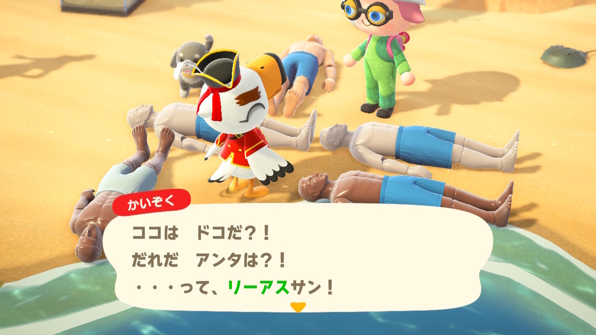 ニンテンドースイッチ あつまれどうぶつの森 かいぞくとコブンたちの画像１