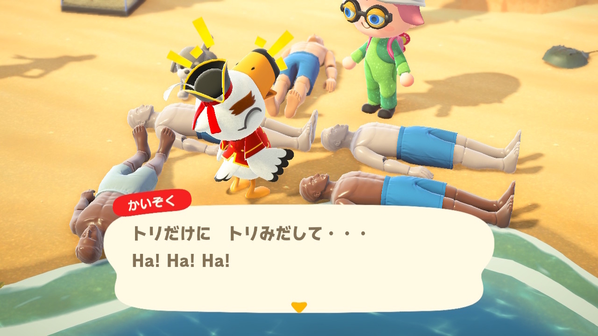ニンテンドースイッチ あつまれどうぶつの森 かいぞくとコブンたちの画像１