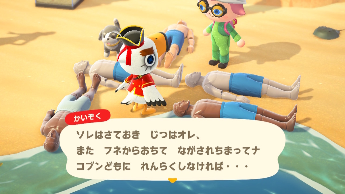 ニンテンドースイッチ あつまれどうぶつの森 かいぞくとコブンたちの画像２