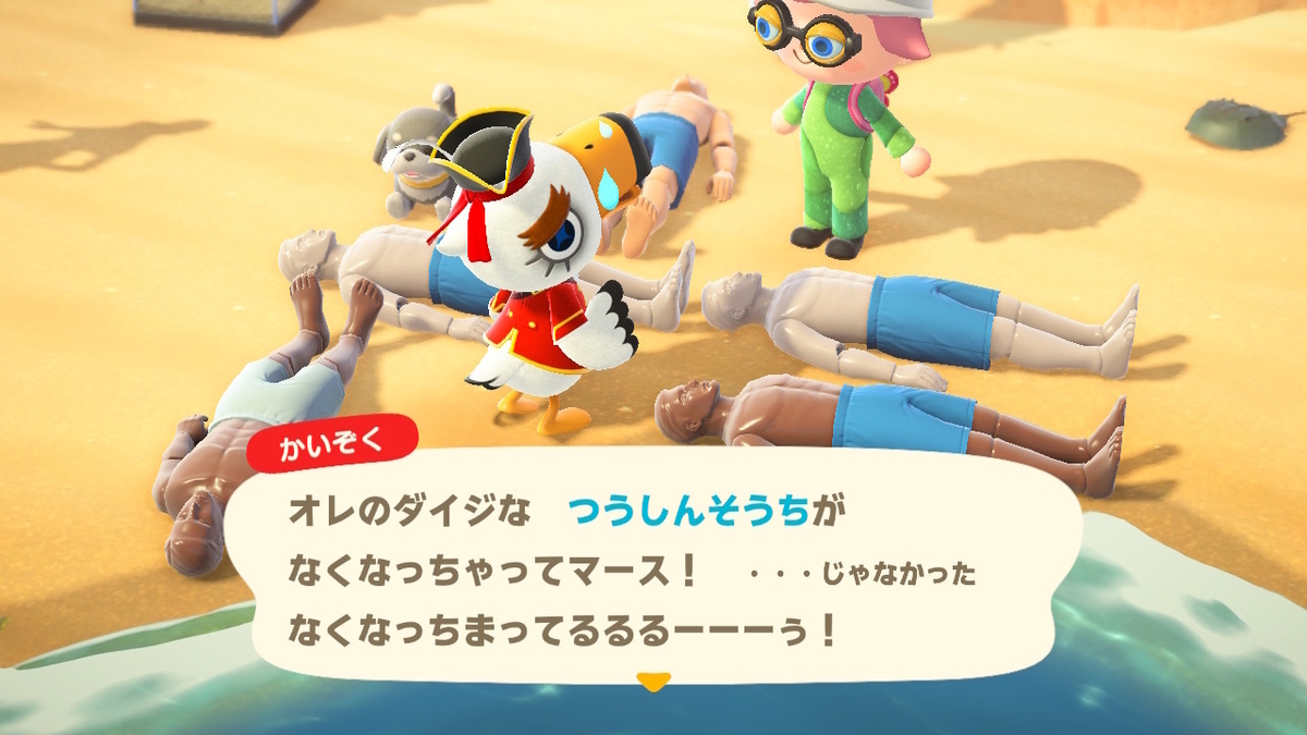 ニンテンドースイッチ あつまれどうぶつの森 かいぞくとコブンたちの画像１