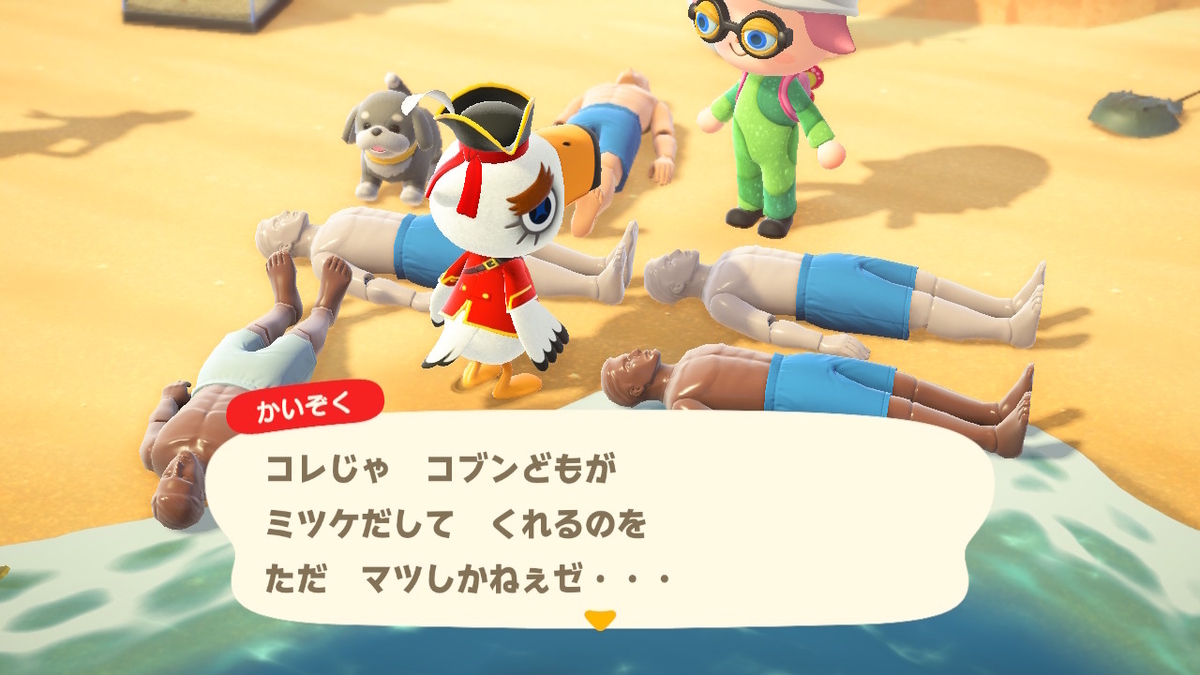 ニンテンドースイッチ あつまれどうぶつの森 かいぞくとコブンたちの画像２