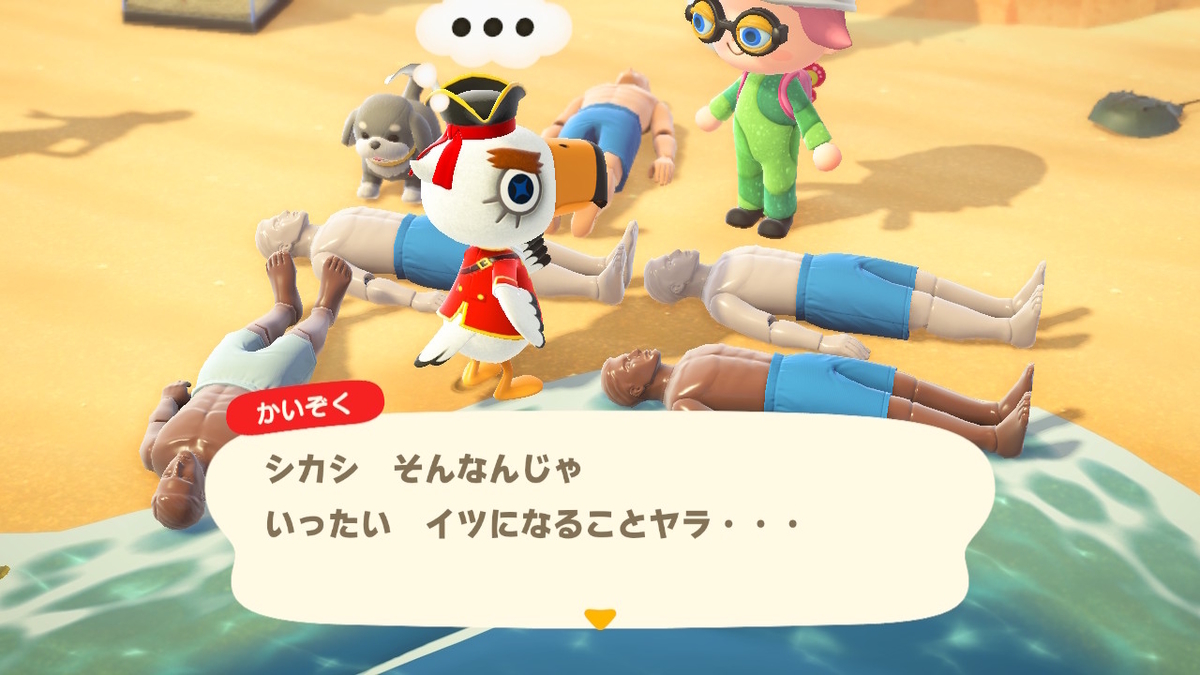 ニンテンドースイッチ あつまれどうぶつの森 かいぞくとコブンたちの画像１
