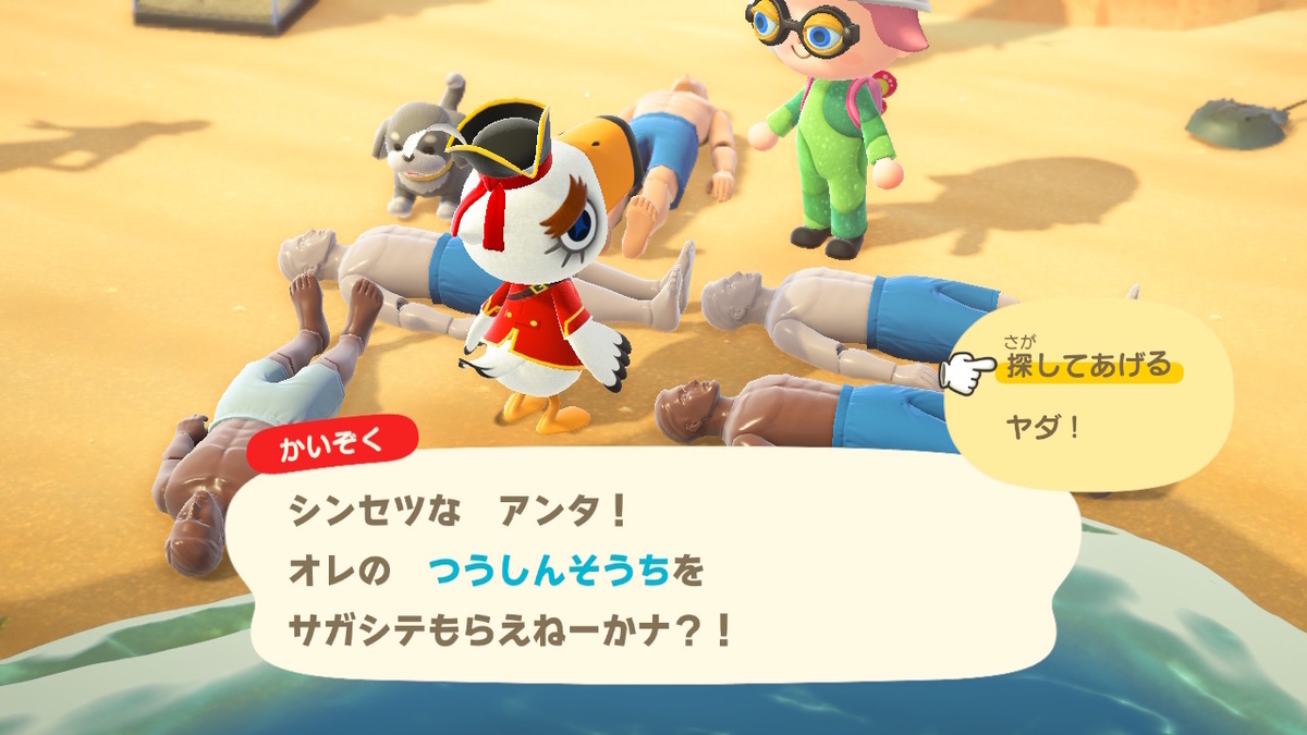 ニンテンドースイッチ あつまれどうぶつの森 かいぞくとコブンたちの画像２